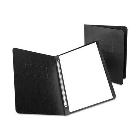 Tops Business Forms Oxford, Pressguard Coated Report Cover, Prong Clip, Letter, 3in Capacity, Black 12706